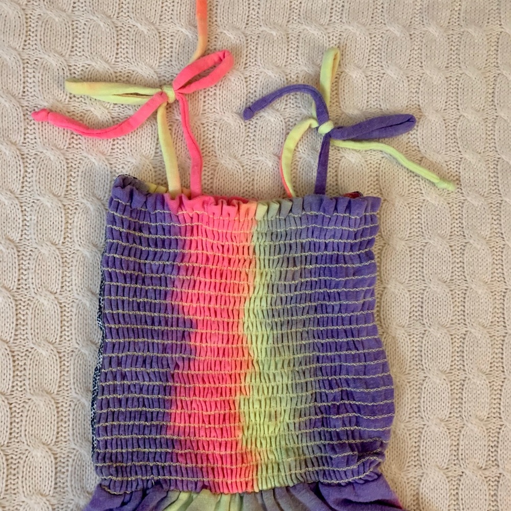 Tie dyed romper. NWOT - Picture 2 of 4